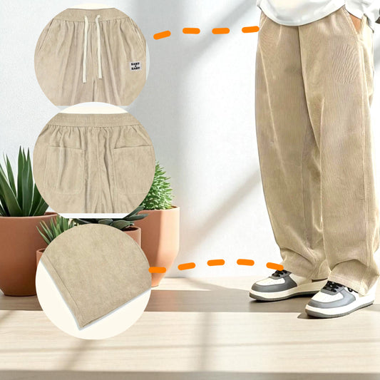 Corduroy Drawstring Relaxed Pants – Agraciado